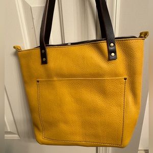Portland Leather Goods Tote in Pomelo